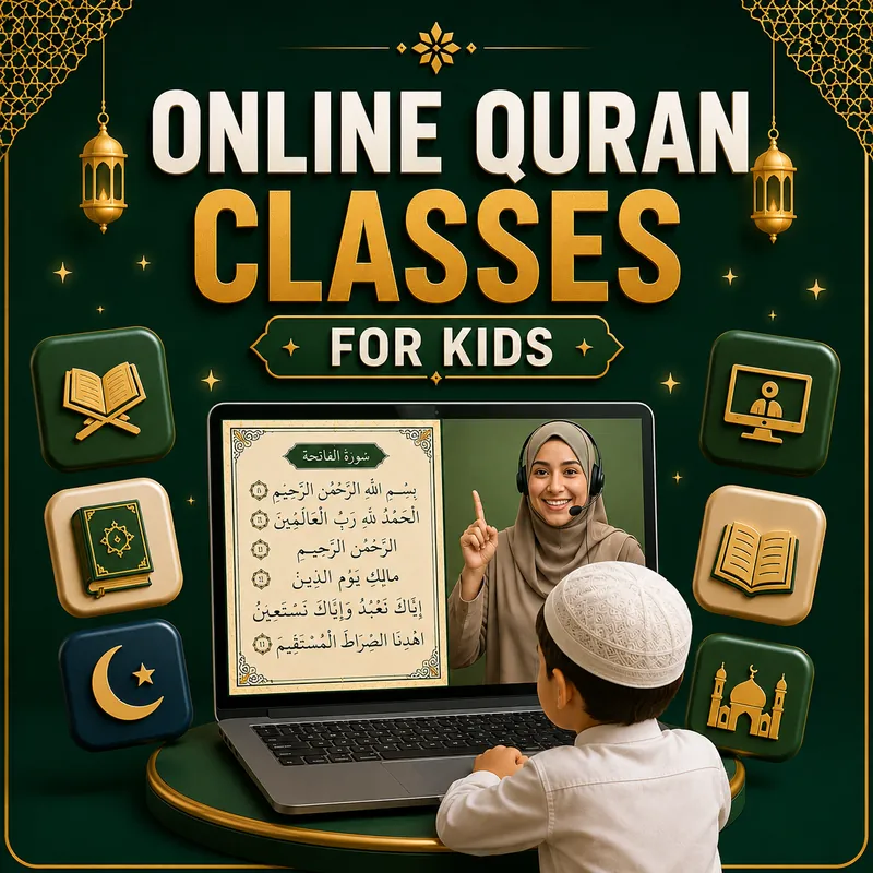 Online Quran classes for kids — fun, engaging one-to-one lessons for children