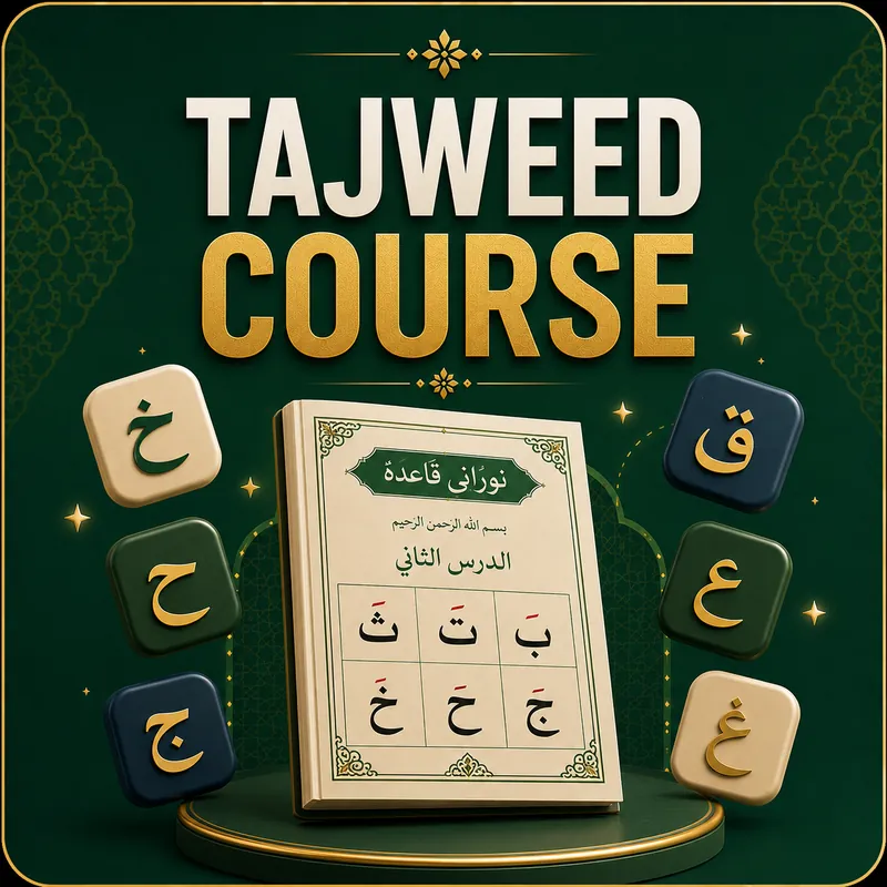 Tajweed course — perfect your Quran pronunciation and recitation rules