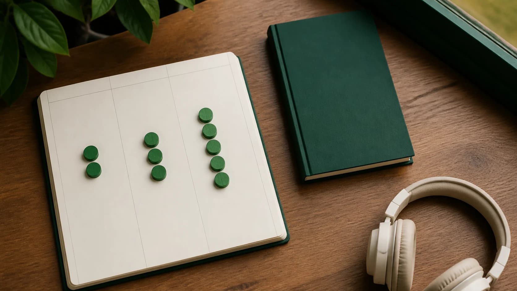 A weekly calendar being used to choose a realistic Quran lesson schedule