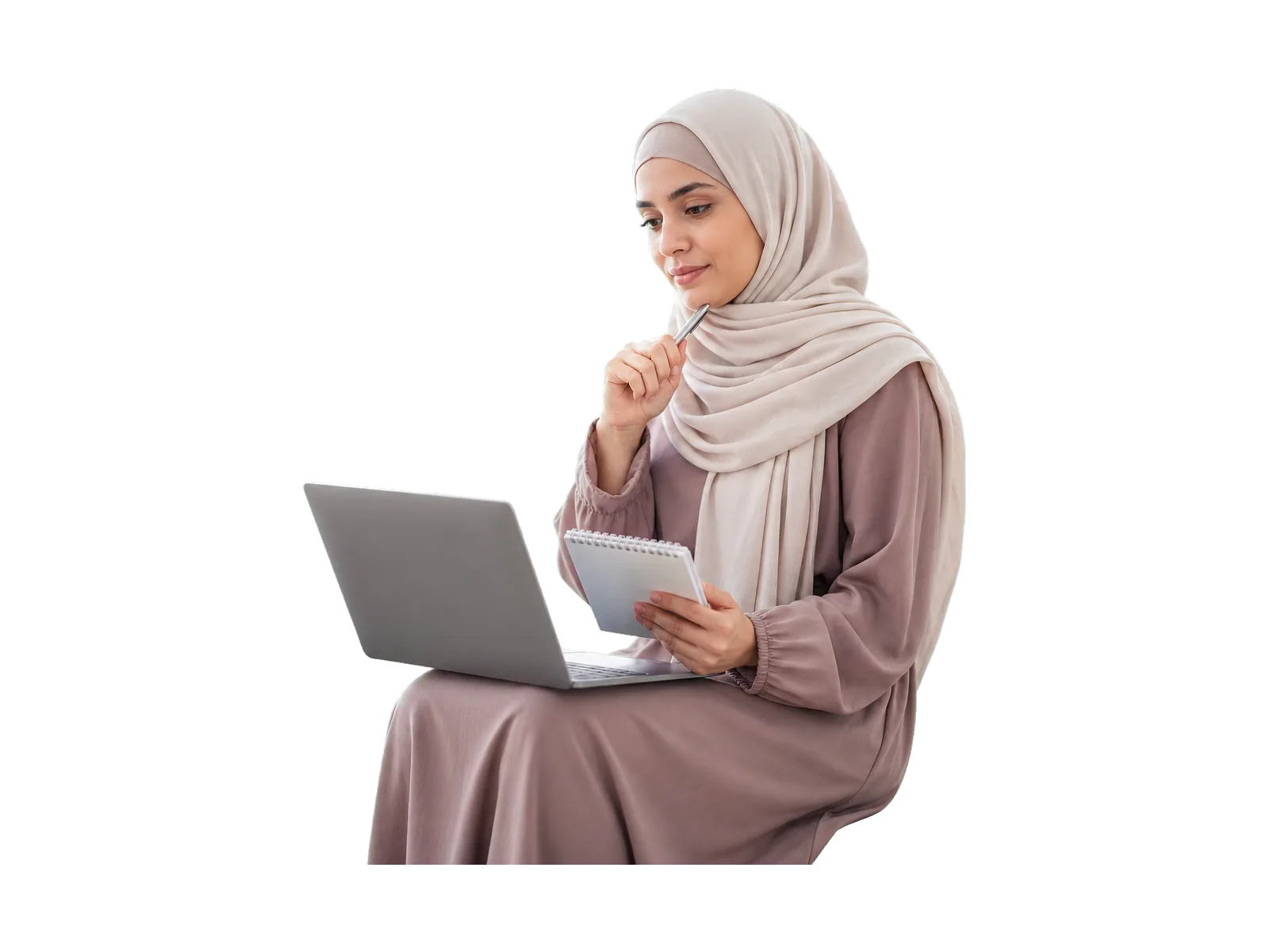A parent researching online Quran classes for their child